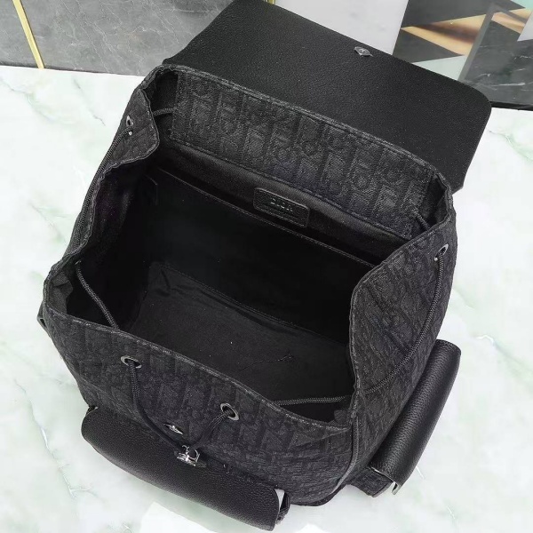 DIOR ディオール リュック メンズバックパック 総柄デザイン フロントポケット 大容量 軽量仕様 アウトドア 旅行 トレンド 人気