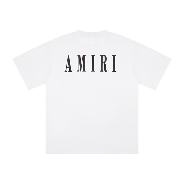 AMIRI アミリ コピー Tシャツ ワイドシルエット メンズ 新作 ワンポイントロゴ バックプリント こなれ感 売れ筋トップス