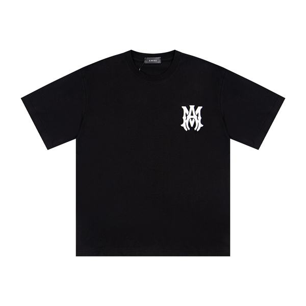 AMIRI アミリ コピー Tシャツ ワイドシルエット メンズ 新作 ワンポイントロゴ バックプリント こなれ感 売れ筋トップス