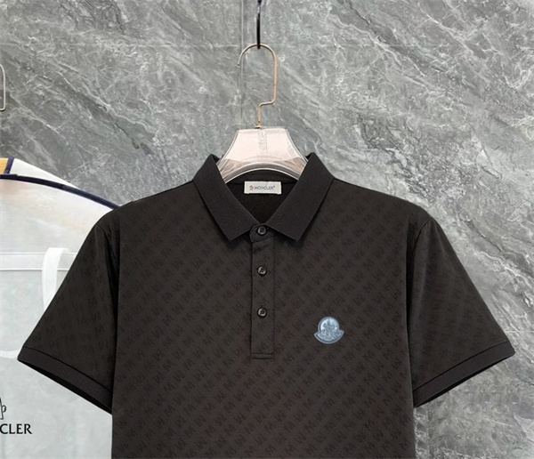 エンブレムロゴ ジャカードアクセント スマート見え デイリー万能 MONCLER モンクレール コピー ポロシャツ ホットセレクト