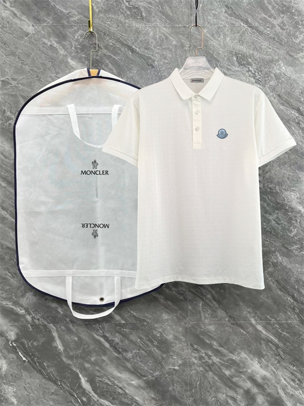 エンブレムロゴ ジャカードアクセント スマート見え デイリー万能 MONCLER モンクレール コピー ポロシャツ ホットセレクト