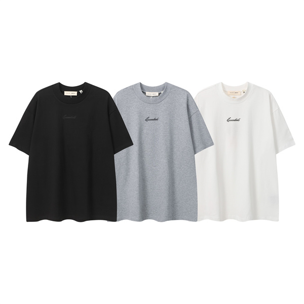 シンプルロゴ フロント刺繍 大人カジュアル デイリー主力 FOG Essentials エッセンシャルズ コピー 半袖Tシャツ