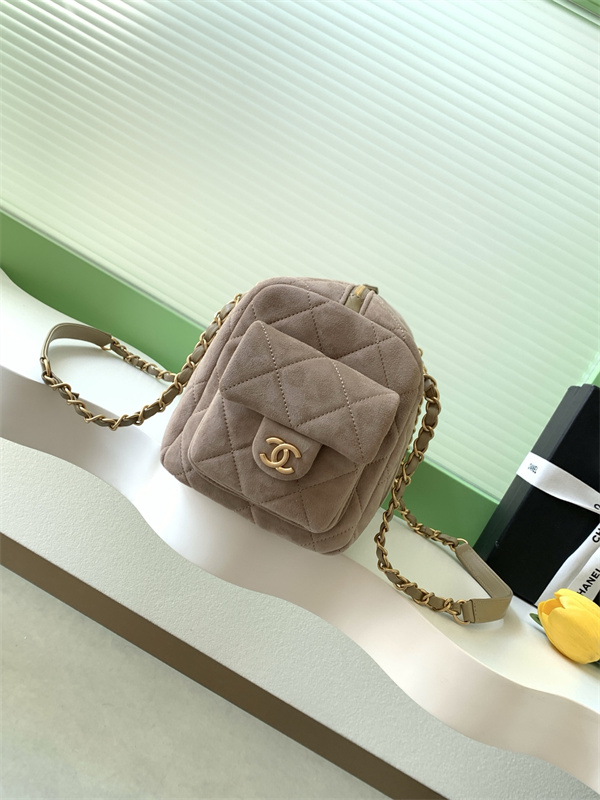 Chanel 25K♡シャネルショルダーバッグスーパーコピーカーキ色収納性抜群AS5791