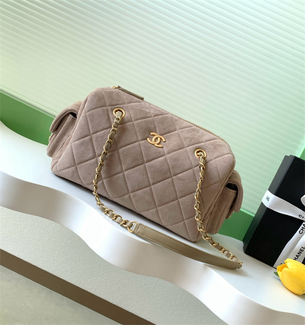 Chanel 25K♡シャネルショルダーバッグスーパーコピーカーキ色収納性抜群AS5791