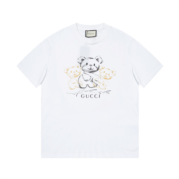 ベアモチーフ クルーネック 2枚セット GUCCI グッチ コピー 半袖Tシャツ 2026新作 大人可愛い 着映えトップス