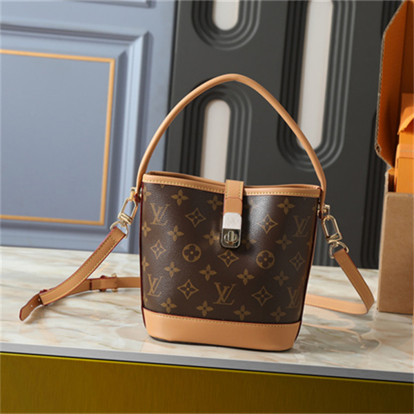 バケットバッグ 縦型フォルム LOUIS VUITTON ルイヴィトン コピー ショルダー付き きれいめ外出バッグ