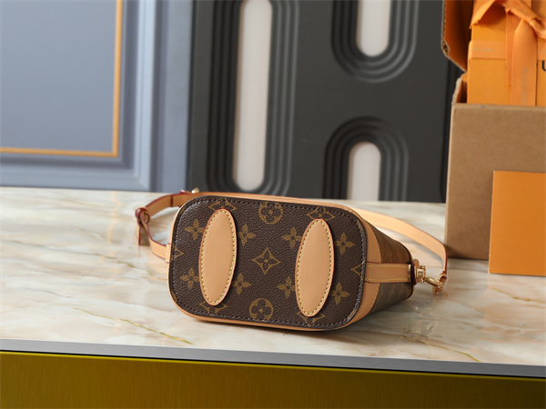 バケットバッグ 縦型フォルム LOUIS VUITTON ルイヴィトン コピー ショルダー付き きれいめ外出バッグ