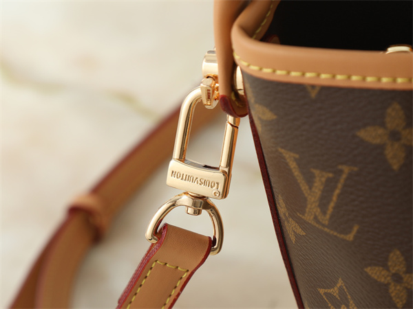 バケットバッグ 縦型フォルム LOUIS VUITTON ルイヴィトン コピー ショルダー付き きれいめ外出バッグ