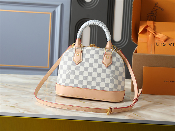 Louis Vuitton ダミエ柄 ショルダーバッグ ショルダーバッグ ダミエ柄 ボストン風シルエット LOUIS VUITTON ルイ
