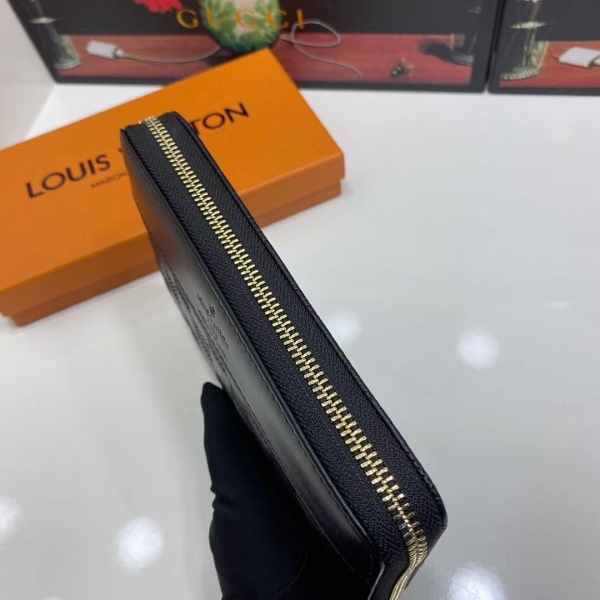 LOUIS VUITTON ルイヴィトン ラウンドファスナー長財布 ダミエ調