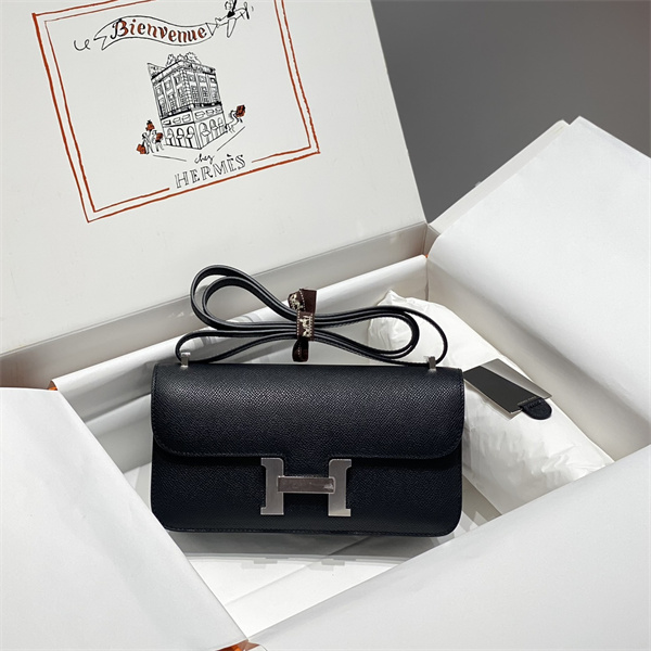 Hermès Constance Elan 2026トレンドエルメスショルダーバッグコピー黒色上品