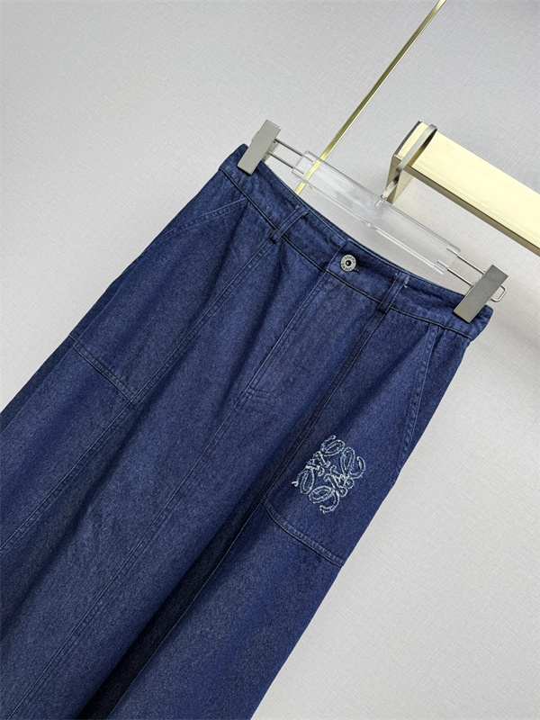 激安26SS☆☆LOEWE ロエベデニムロングスカートコピーエレガントレディース人気