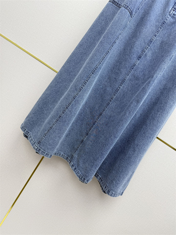 お洒落26SS☆☆LOEWE ロエベデニムロングスカートコピーファッション性抜群使い勝手
