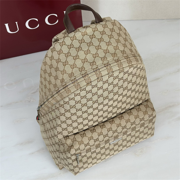 カーキ色2026トレンドGUCCI❤グッチリュックサックコピー男女兼用オシャレ使い勝手通勤バッグ