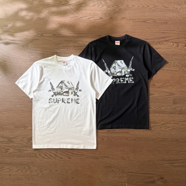 Supreme コピー SS26 WEEK7 Origami Tee 春季限定 折り紙プリントTシャツ 男女兼用 着映え 半袖