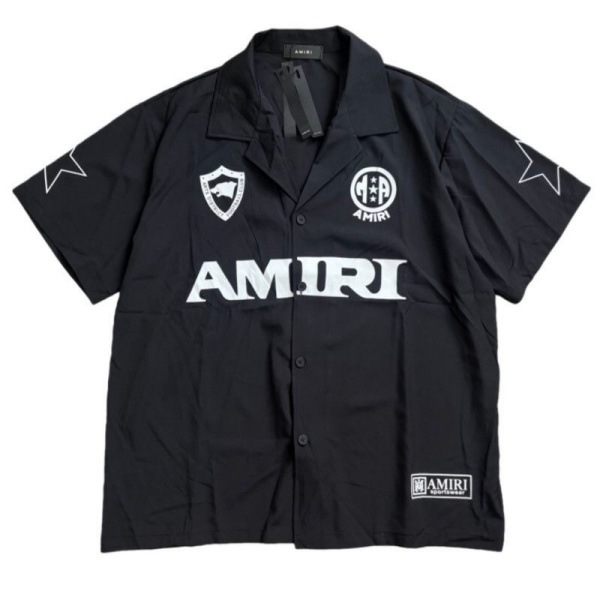 AMIRI コピー サッカーシャツセットアップ 半袖シャツ ショートパンツ