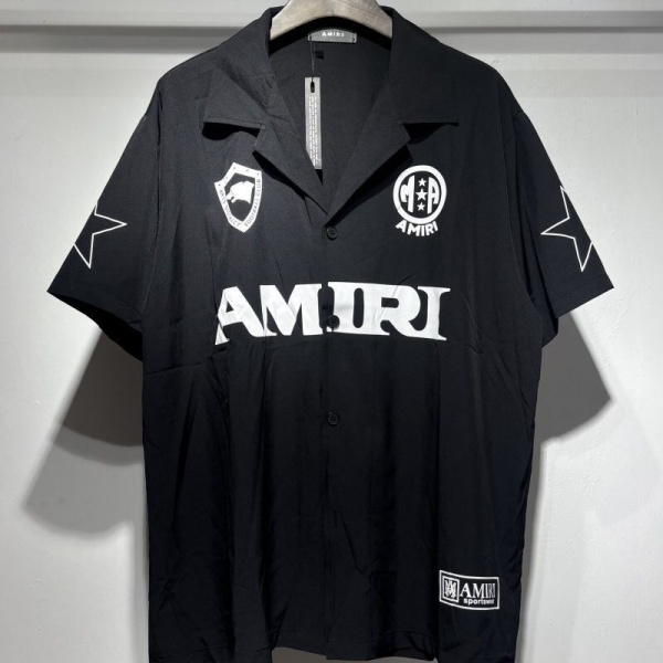AMIRI コピー サッカーシャツセットアップ 半袖シャツ ショートパンツ