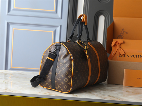 ブラウンモノグラム 売れ筋候補 ダッフルスタイル LOUIS VUITTON ルイヴィトン コピー バッグ 週末旅行 トラベル主力