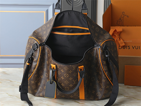 ブラウンモノグラム 売れ筋候補 ダッフルスタイル LOUIS VUITTON ルイヴィトン コピー バッグ 週末旅行 トラベル主力