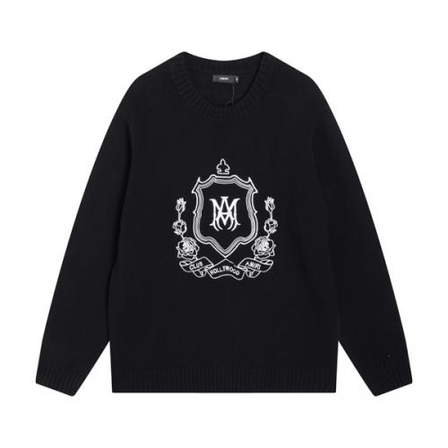 クラシックエンブレム刺繍 クルーネック モードクラシカル AMIRI