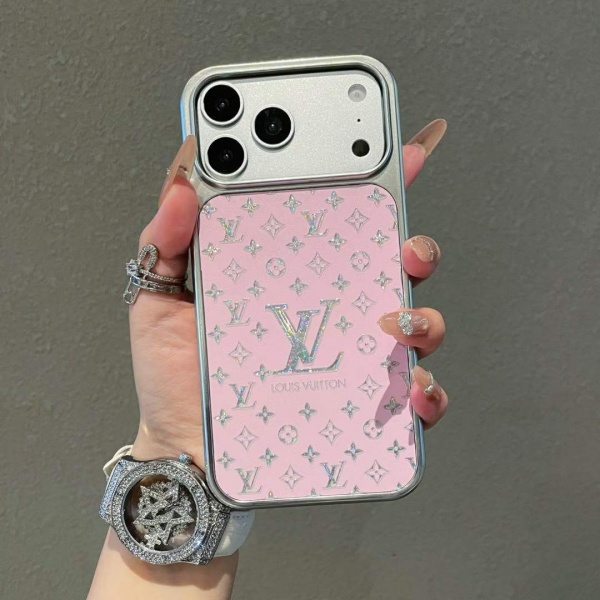 LOUIS VUITTON コピー IPHONE17 新作 iPhoneケース グリッターモノグラム ラメデザイン 耐衝撃 人気上昇中