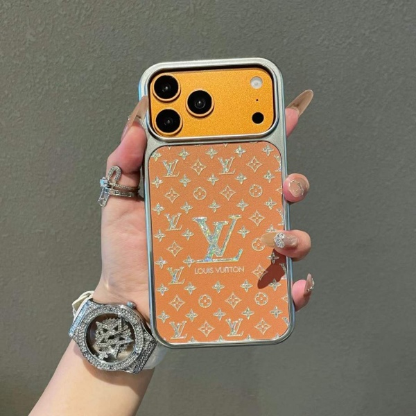 LOUIS VUITTON コピー IPHONE17 新作 iPhoneケース グリッターモノグラム ラメデザイン 耐衝撃 人気上昇中