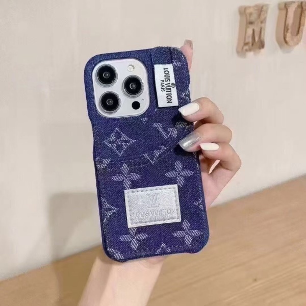 LOUIS VUITTON コピー IPHONE17 新作 デニム調 ポケット付き iPhone