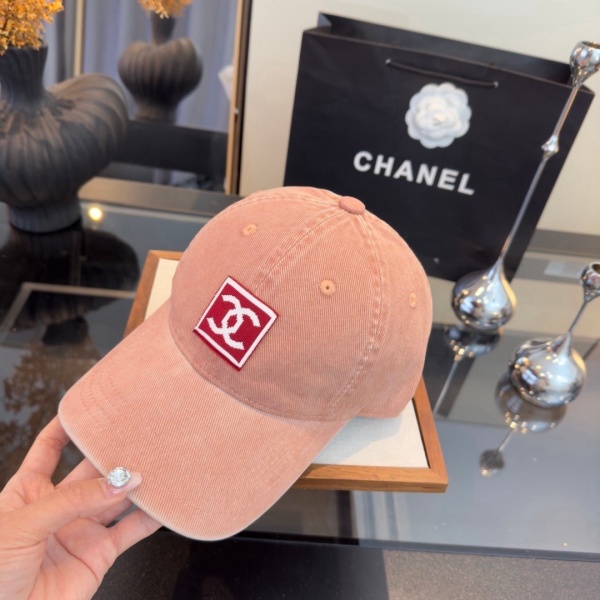 CHANEL シャネル 2026新作 CCロゴ刺繍ヴィンテージウォッシュベースボールキャップ コットン ユニセックス カジュアル 定番人気