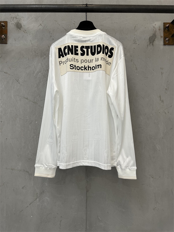 Acne Studios 26SS新作☆アクネストゥディオズ長袖tシャツ スーパーコピーテクニカルジャカードサッカーユニフォーム