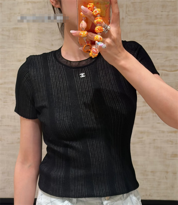 Chanel シャネルtシャツコピー26SSトレンド新作☆ニットウェア半袖エレガントスタイル４色