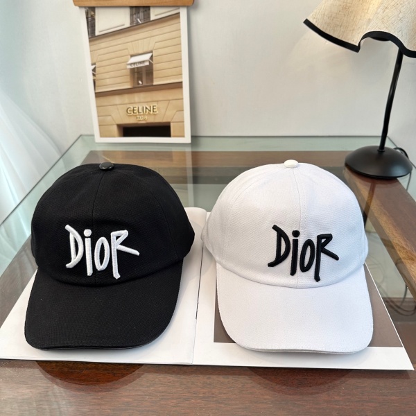 Dior ディオール 2026新作 ロゴ刺繍ベースボールキャップ キャンバス ユニセックス カジュアル 定番人気