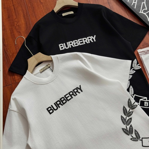 BURBERRY バーバリー 2026新作 ロゴプリント 半袖Tシャツ コットン