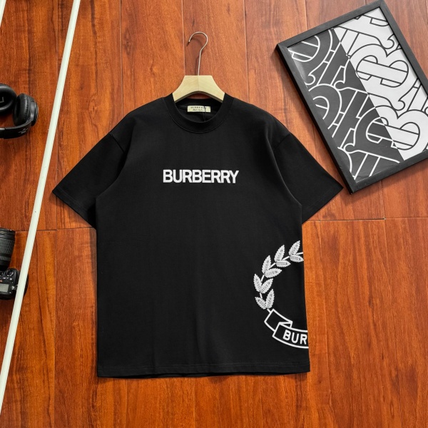 BURBERRY バーバリー 2026新作 ロゴプリント 半袖Tシャツ コットン