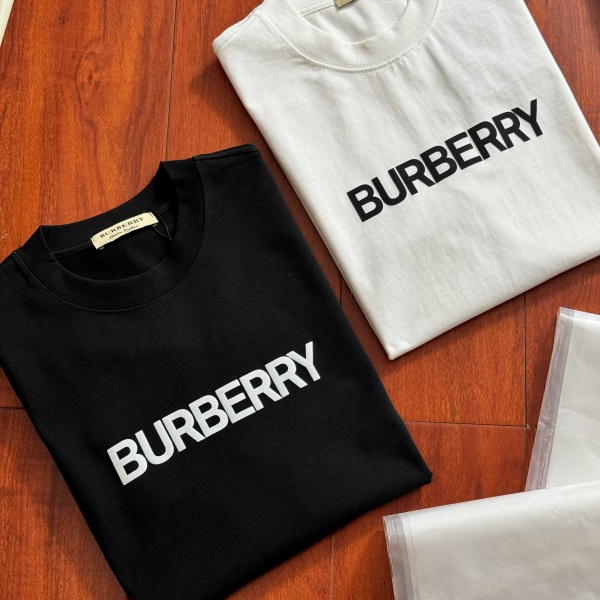 BURBERRY バーバリー 2026新作 ロゴプリント 半袖Tシャツ コットン