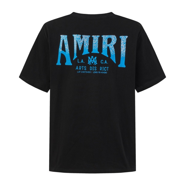 AMIRI アミリ 2026新作 ラインストーン ロゴプリント 半袖Tシャツ コットン クルーネック オーバーサイズ 人気