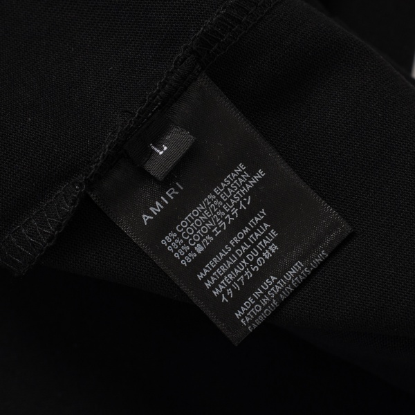 AMIRI アミリ 2026新作 ラインストーン ロゴプリント 半袖Tシャツ コットン クルーネック オーバーサイズ 人気