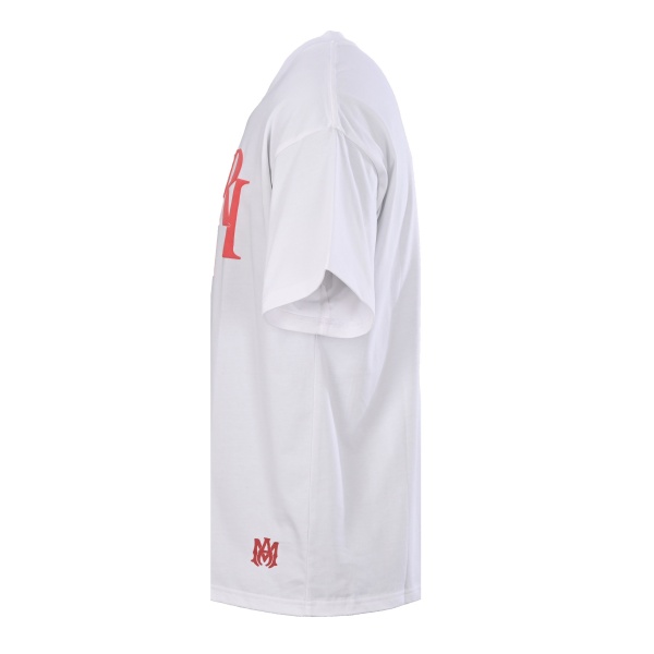 AMIRI アミリ 2026新作 発泡ロゴプリント 半袖Tシャツ コットン クルーネック オーバーサイズ 人気