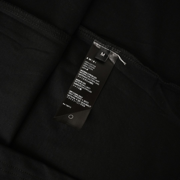 AMIRI アミリ 2026新作 発泡ロゴプリント 半袖Tシャツ コットン クルーネック オーバーサイズ 人気