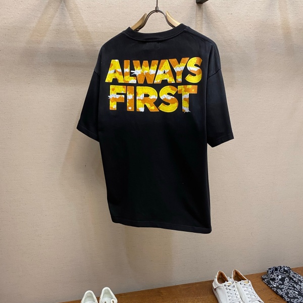 AMIRI アミリ 2026新作 ヘビーウェイト コットン 半袖Tシャツ 両面プリント オーバーサイズ ユニセックス