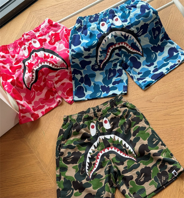2026人気A BATHING APE ア・ベイシング・エイプハーフパンツコピー3色最新春夏流行り