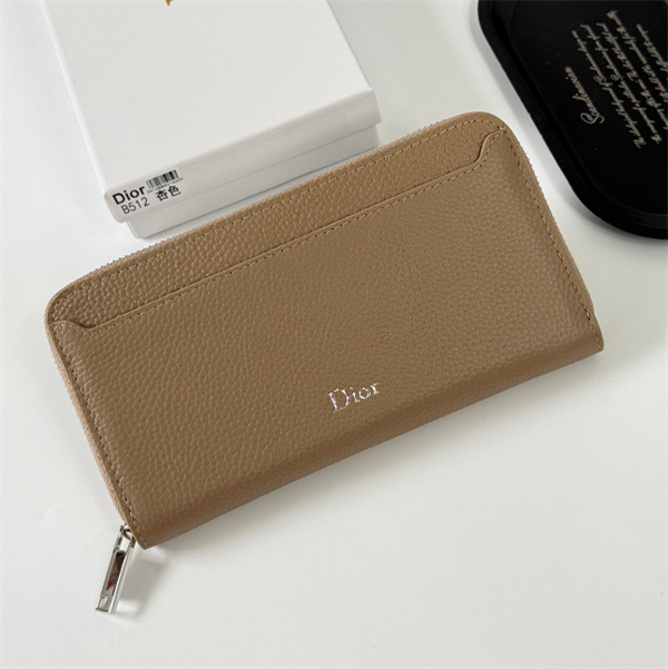 2026最新ディオール長財布コピー収納性抜群カーキ色Dior B512 サイズ 19x10.5㎝