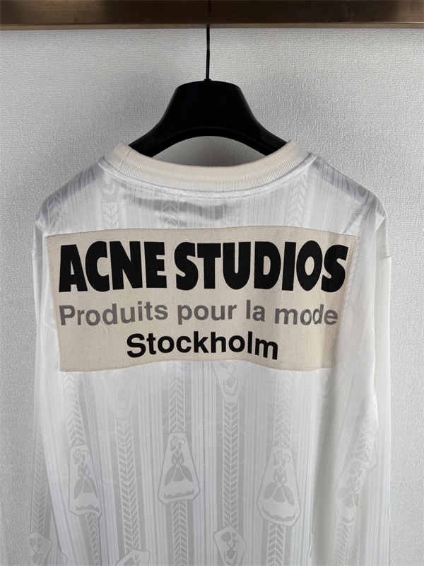 ストリート系 人気 新作 ロゴデザイン ACNE STUDIOS アクネストゥディオズ コピー カットソー クリーンスタイル ユニセックス