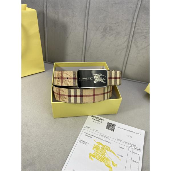 26ss 新作 チェック柄 メンズ レディース BURBERRY バーバリー コピー ベルト 人気アクセサリー 高品質