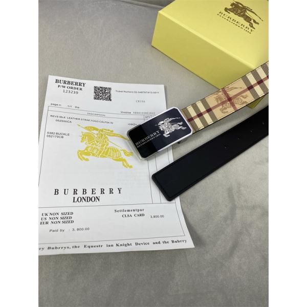 26ss 新作 チェック柄 メンズ レディース BURBERRY バーバリー コピー ベルト 人気アクセサリー 高品質
