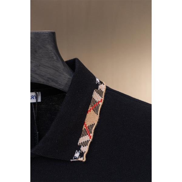 新作 チェック襟 半袖 メンズ BURBERRY バーバリー コピー ポロシャツ 人気アイテム 上品コーデ