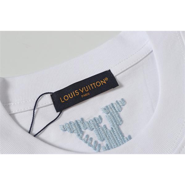 LOUIS VUITTON ルイヴィトン コピー Tシャツ カジュアル半袖 メンズ シンプルデザイン 人気商品 快適着用