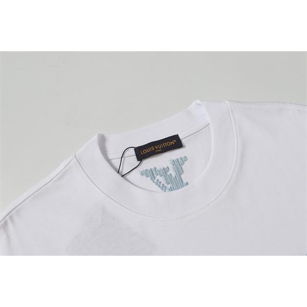 LOUIS VUITTON ルイヴィトン コピー Tシャツ カジュアル半袖 メンズ シンプルデザイン 人気商品 快適着用