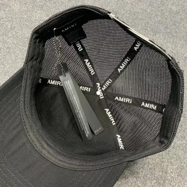 AMIRI アミリ メッシュキャップ クロスロゴ刺繍 グラフィックデザイン トラッカーキャップ サイズ調整可能 ストリート ユニセックス