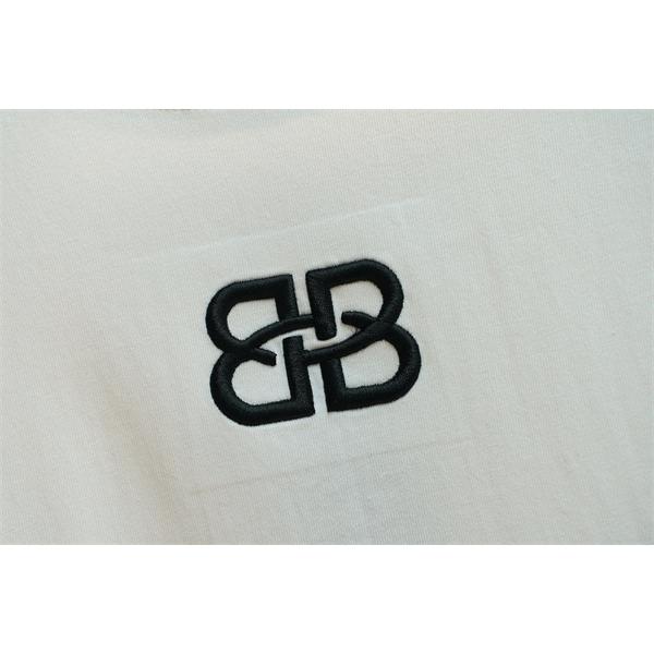 ロゴ刺繍 半袖 メンズ 人気アイテム シンプルデザイン BALENCIAGA バレンシアガ コピー Tシャツ 定番人気