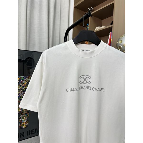 ワンポイントロゴ 半袖 メンズ きれいめコーデ 快適な着心地 CHANEL シャネル コピー Tシャツ 人気モデル